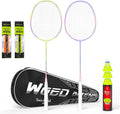 Lightweight Carbon Fiber Badminton Rackets for Outdoor Play