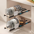 Pull Out Pots and Pans Organizer Under Cabinet - Expandable 2 Pack