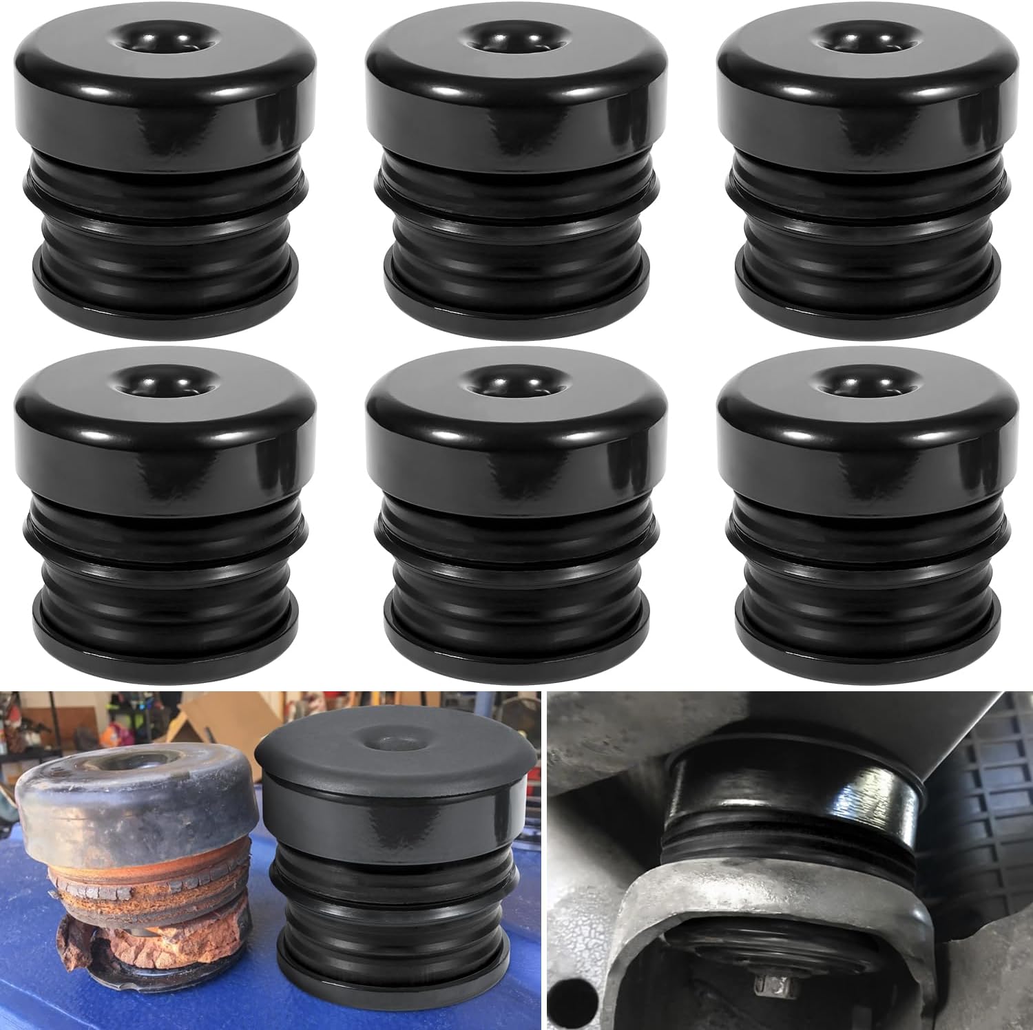 Silicone Body Mount Kit for 2008-2016 Ford F-250 F-350 Models