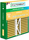 Filterbuy 16x22x5 Air Filter MERV 11 - Superior Pet & Allergy Defense