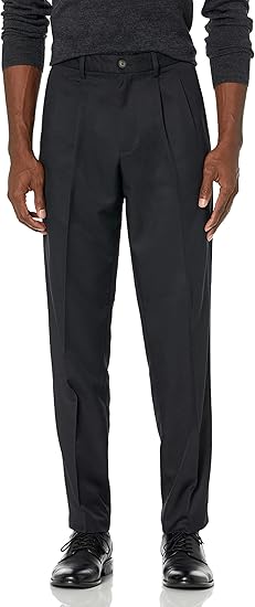 Men's Classic-Fit Expandable-Waist Pleated Dress Pant Review