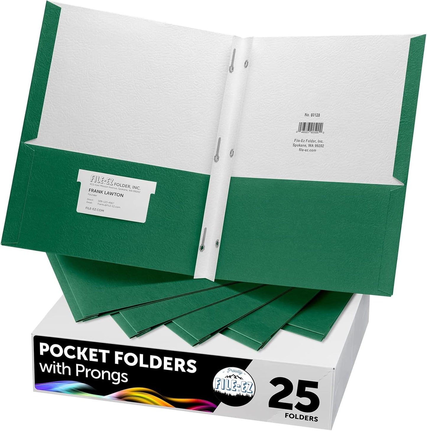 FILE-EZ Two-Pocket Folders with 3-Prong Fasteners Review
