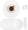Embossed PU Leather Placemats Set of 6 with Coasters - Easy Clean