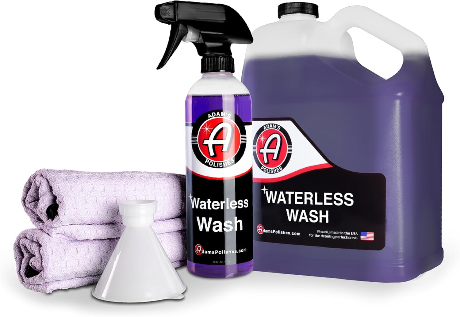 Adam's Polishes Waterless Car Wash Kit for Easy Car Cleaning