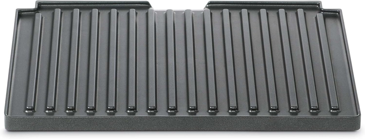 Breville Ribbed Plate for Perfect Grill Marks on Food