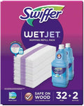 Swiffer Wetjet Mopping Refill Pack (32 Pads + 2 x 1.25L Cleaner)