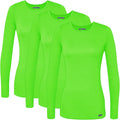 Sivvan Scrubs for Women Long Sleeve Underscrub Tee 3-Pack - Comfort