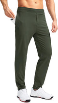 Men's Stretch Golf Pants with Zipper Pockets - Slim Joggers
