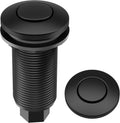 Garbage Disposal Air Switch Kit Matte Black - Safe Push Button