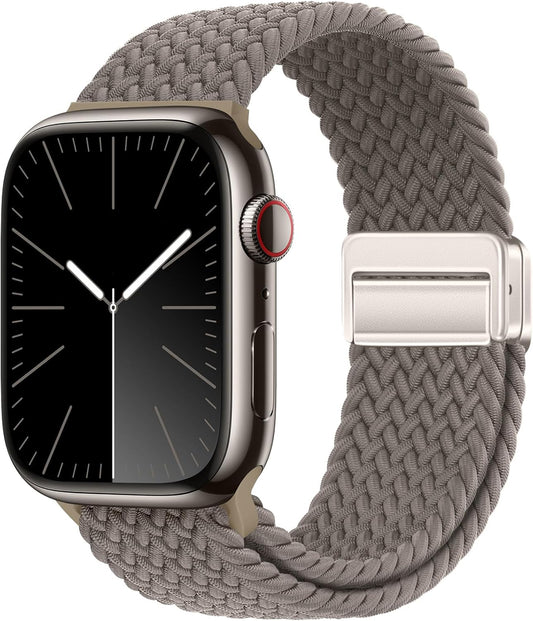 Magnetic Stretchy Braided Band for Apple Watch 38mm-49mm