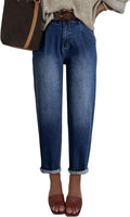 EVALESS Womens Baggy Jeans High Waisted Stretchy Boyfriend Barrel item