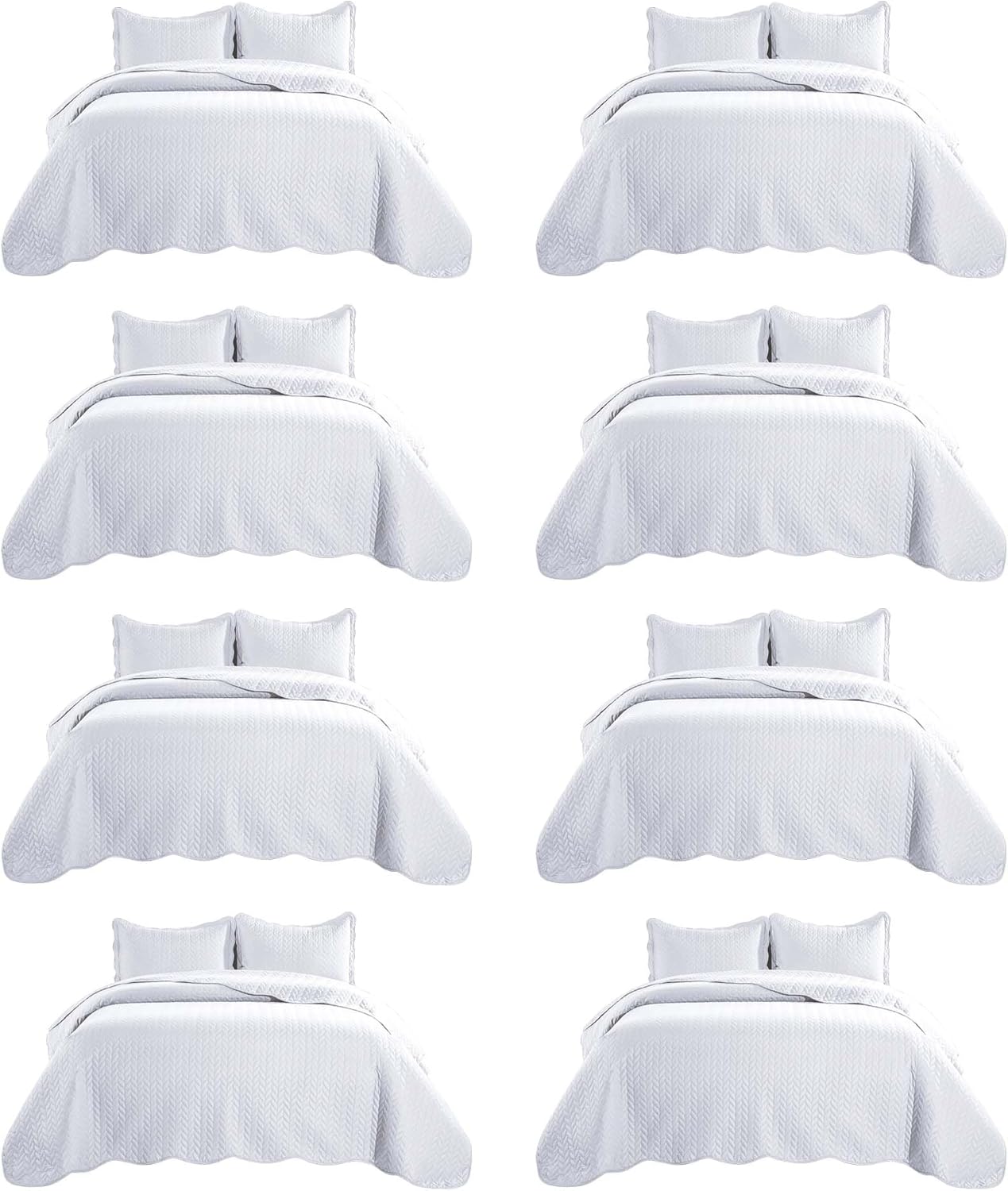 Luxurious King Size Embossed Quilt Set for Hotels & Homes