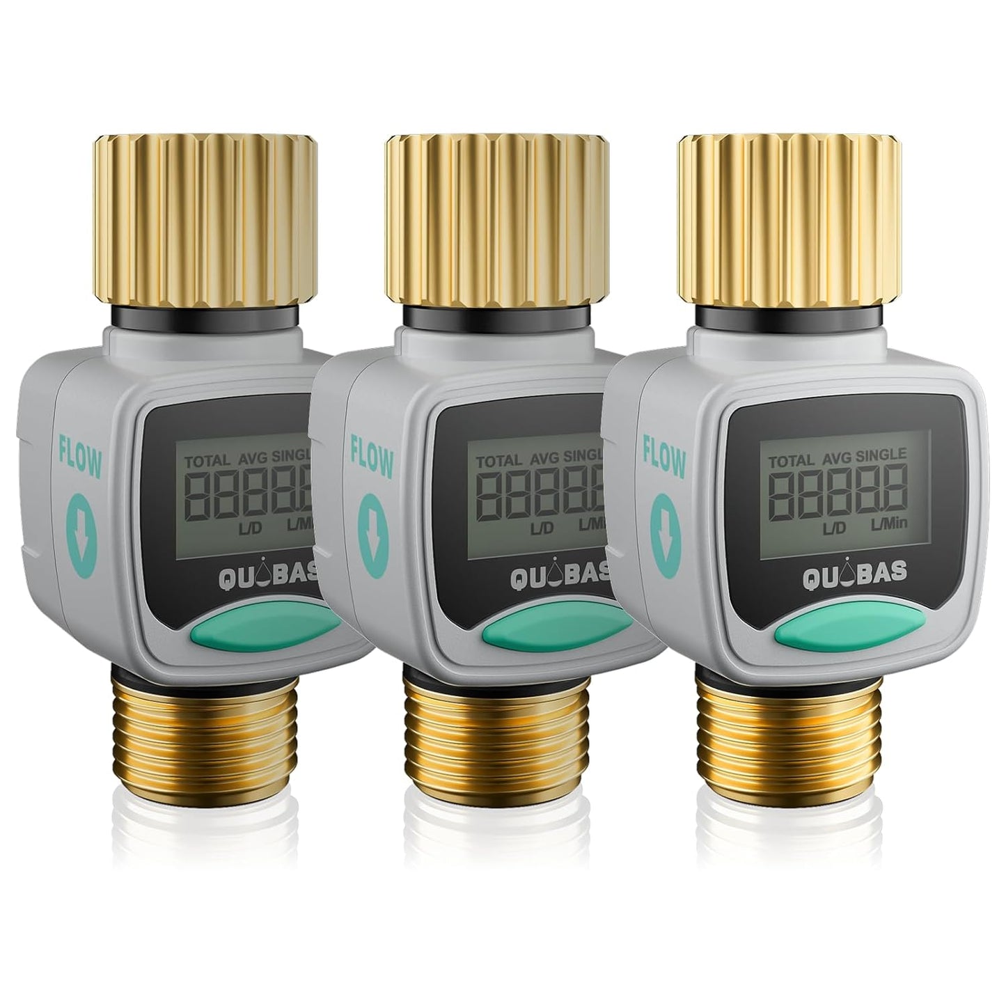 QUOBAS Water Flow Meter for RV and Garden Hose - Accurate Usage