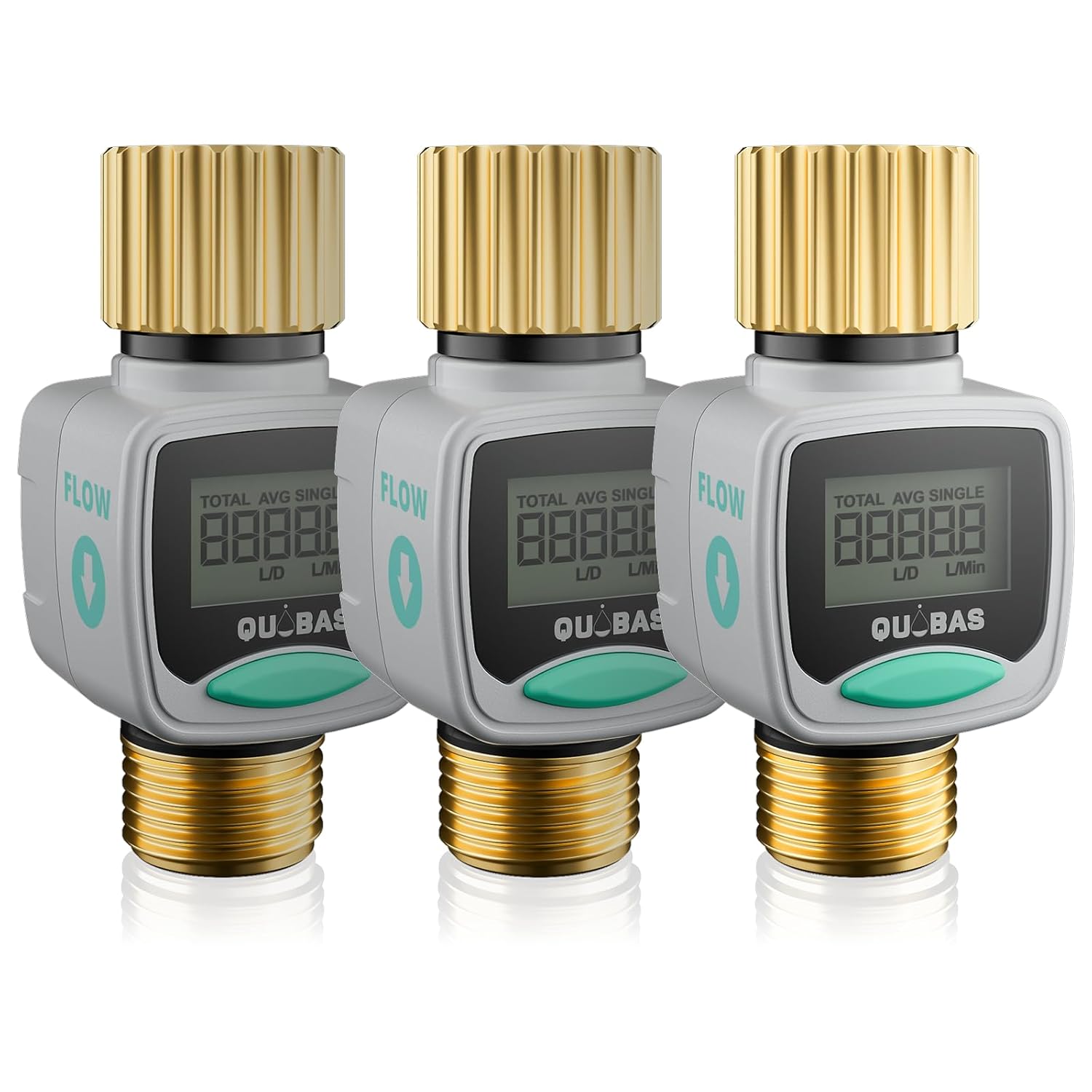 QUOBAS Water Flow Meter for RV and Garden Hose - Accurate Usage