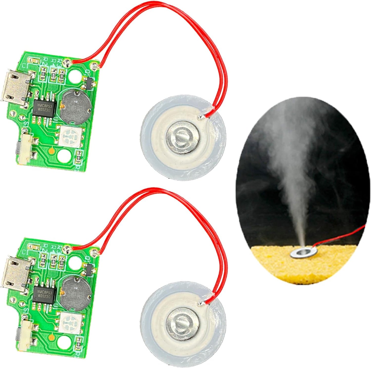 2 Pack Ultrasonic Mist Makers - DIY Humidifier Bliss