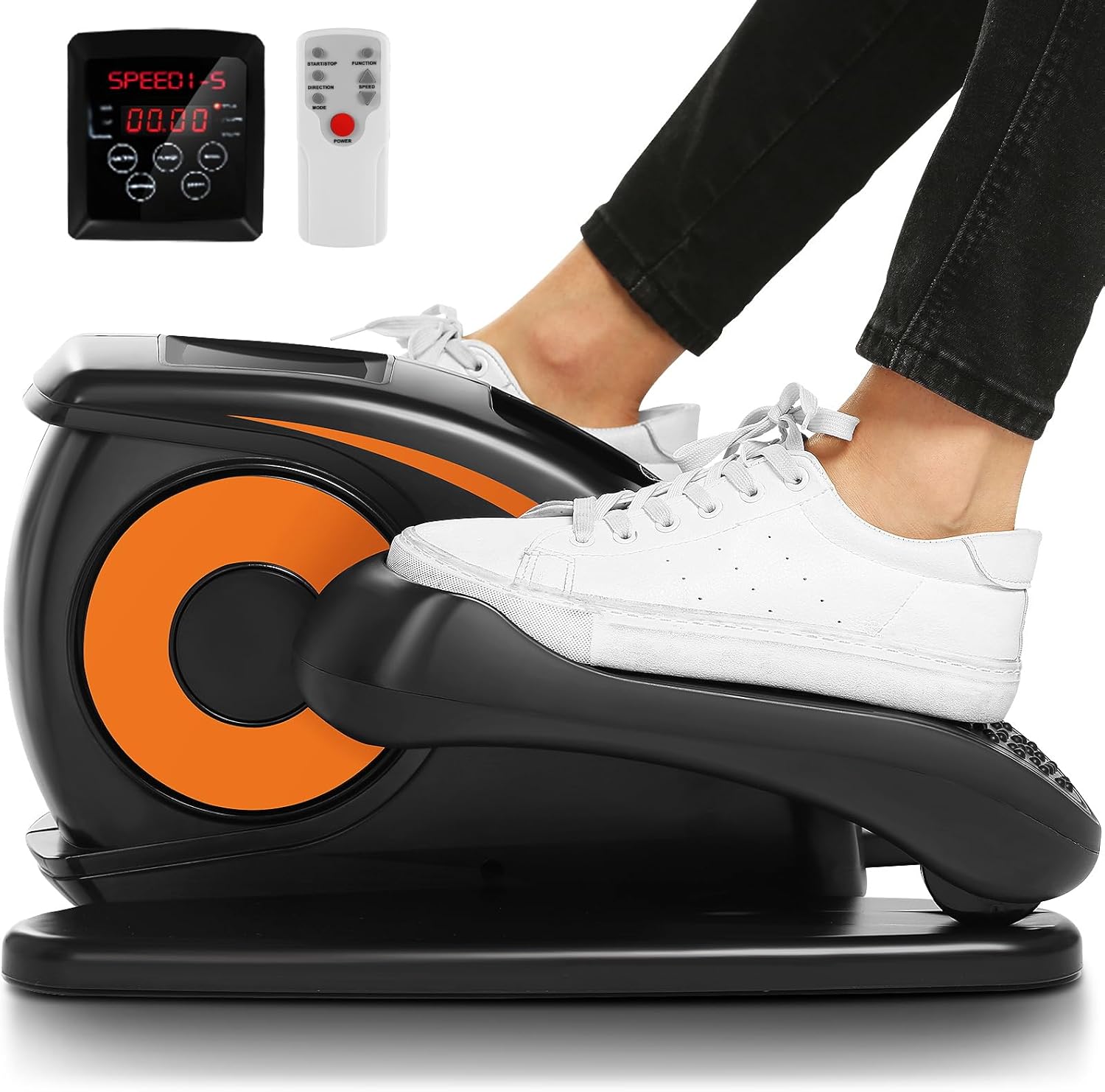 ANCHEER Under Desk Elliptical for Seniors - Quiet Leg Exerciser