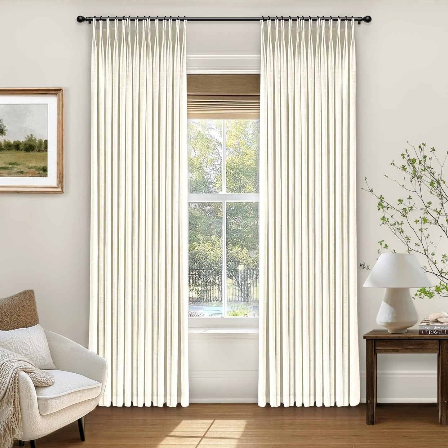 Pinch Pleated Blackout Curtains for Bedroom and Living Room