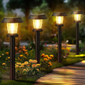 Solar Pathway Lights Outdoor 8 Pack - Warm White, Waterproof