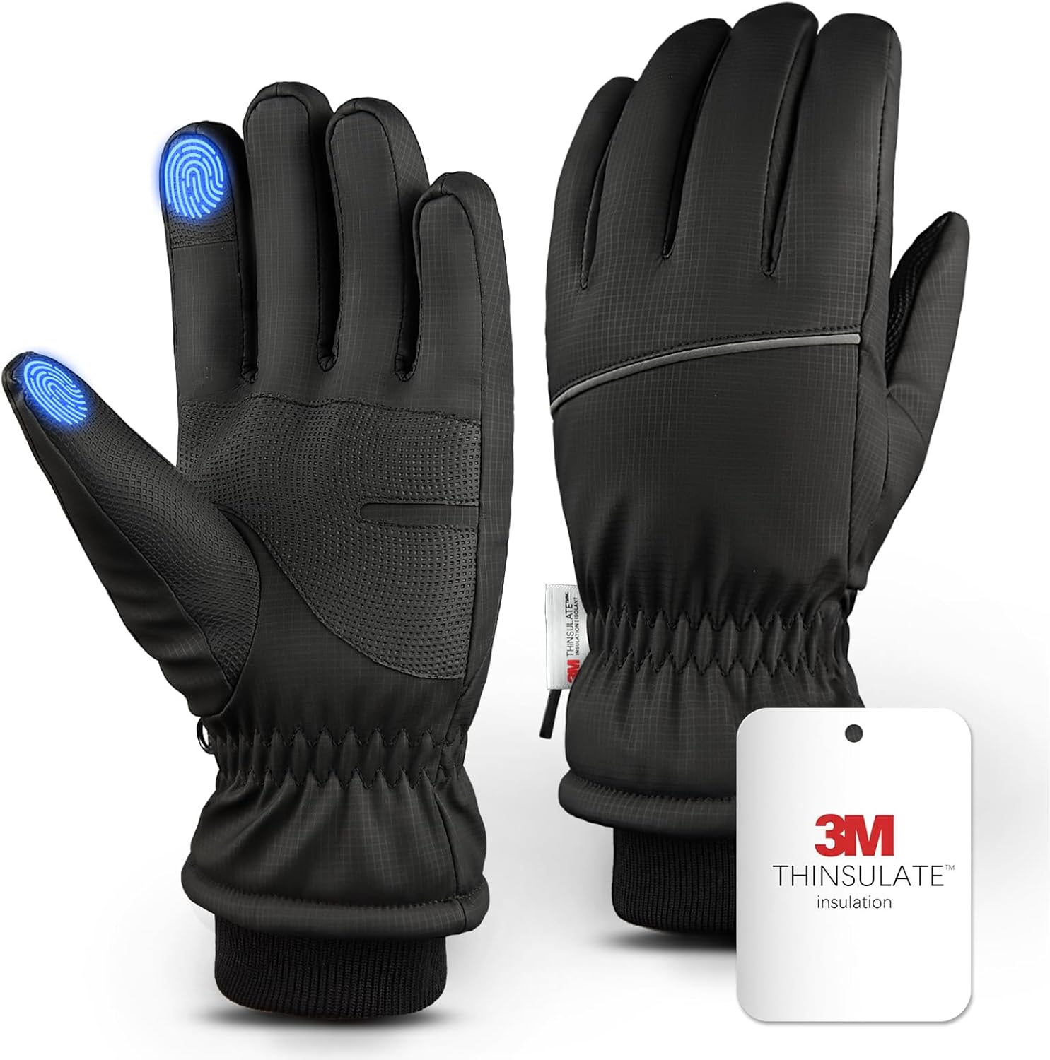 Winter Gloves for Men and Women with 3M Insulation and Touchscreen