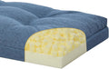 36 Inch Dual-Layer Memory Foam Bench Cushion - Stable, Washable