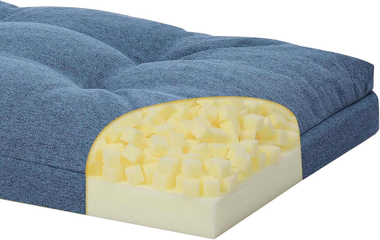 36 Inch Dual-Layer Memory Foam Bench Cushion for Comfort