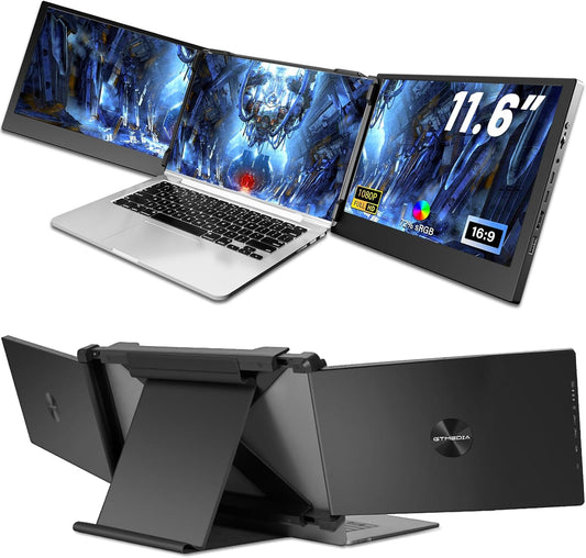 Expand Your Workspace with Triple Screen Laptop Extender