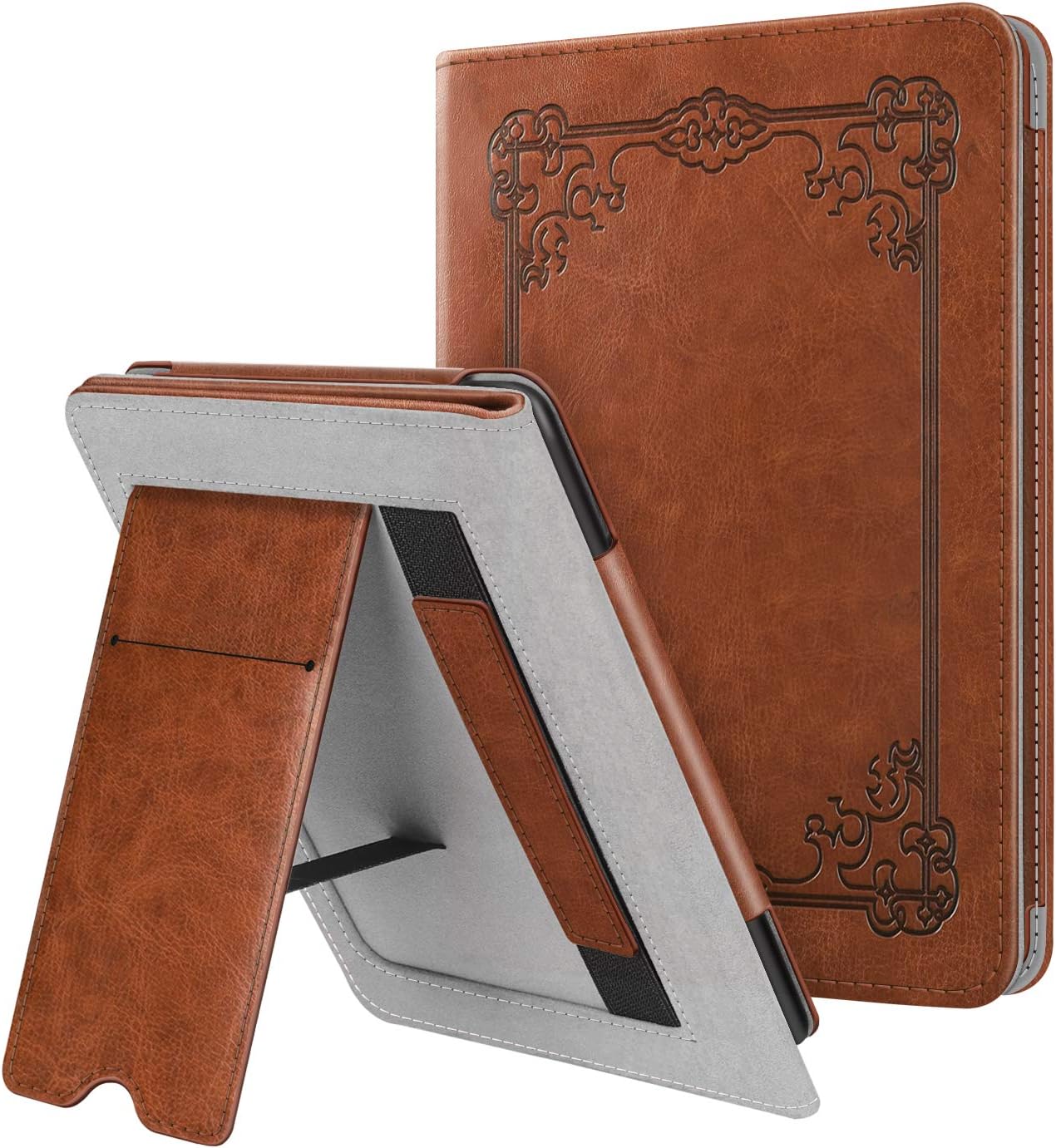 Fintie Stand Case for 6in Kindle Paperwhite - Vintage Brown Cover