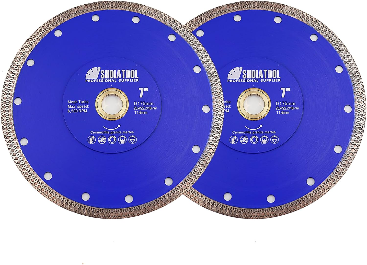 7 Inch Diamond Saw Blade for Porcelain Tile and Granite Cutting