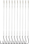 Beoccudo Circle Hooks Rigs Saltwater Steel Leader Wire - 25pcs Heavy
