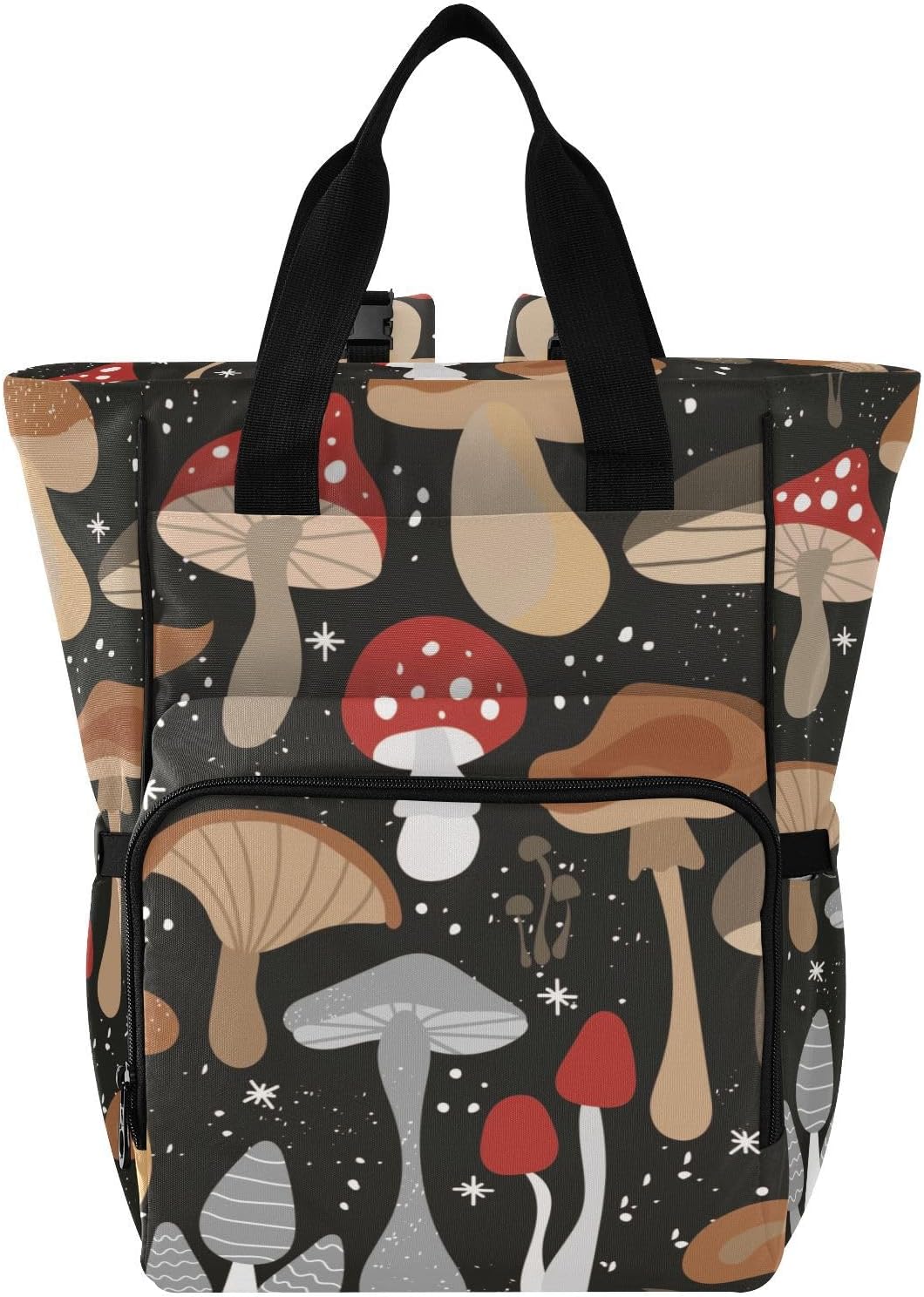 SPRIPORT Mushroom Diaper Bag: Stylish & Spacious