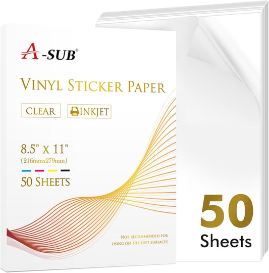 Waterproof Clear Sticker Paper for Custom Designs