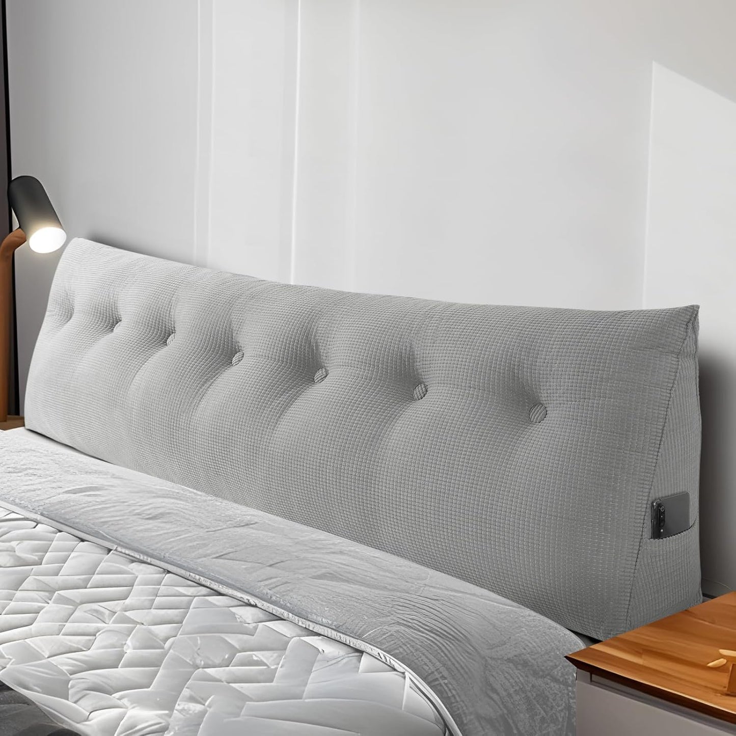 Headboard Pillow King for Ultimate Back Support and Comfort