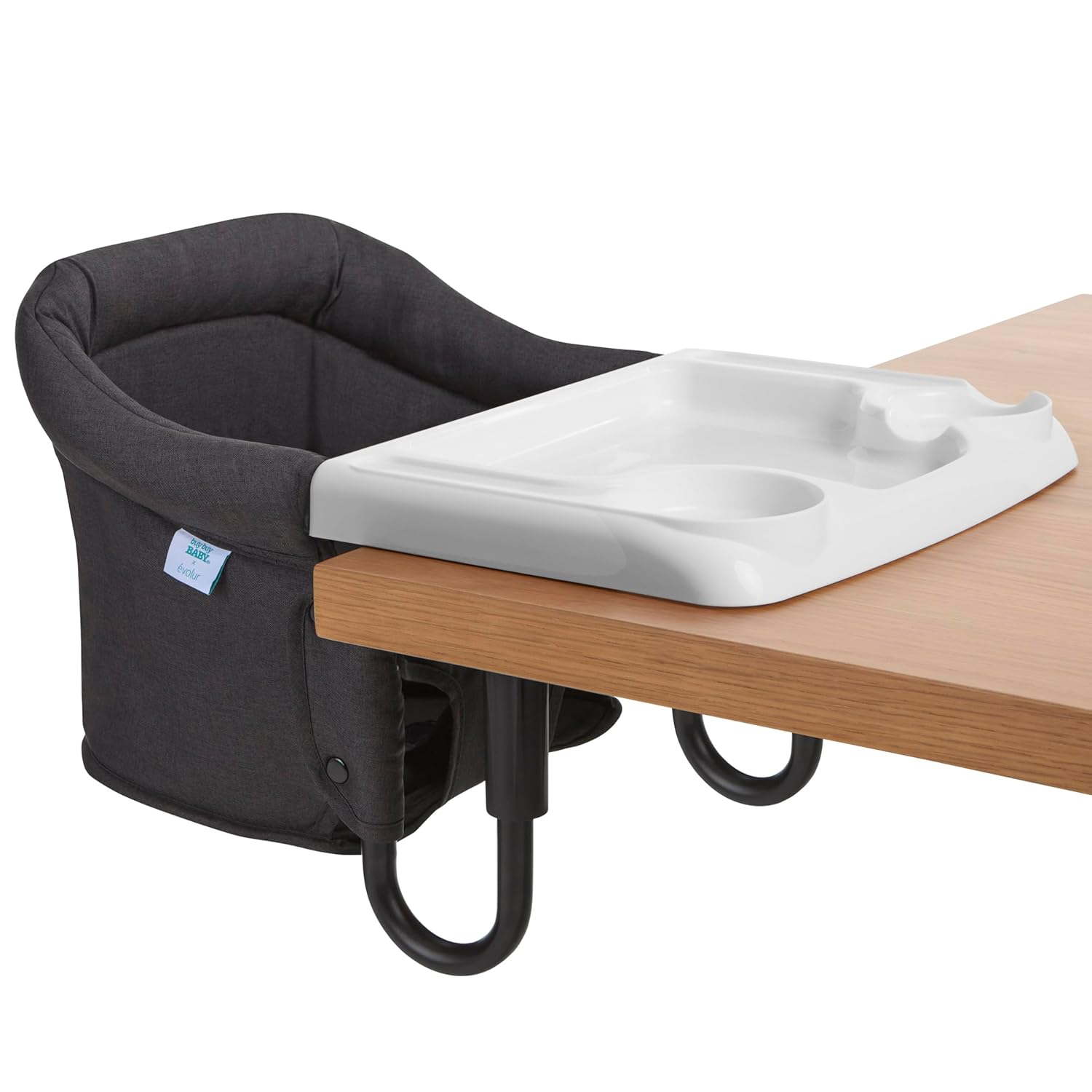 Evolur Clamp-On Comfort Table Chair for Easy Meals Anywhere