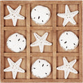 Beach Tic Tac Toe Coastal Coffee Table Game - Cute Nautical Decor