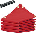 7ft x 30ft Red Waterproof Shade Cloth Dog Kennel Shade - 90% Sunblock