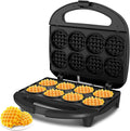 KEINVE Mini Waffle Maker - Bite-Sized Fun!