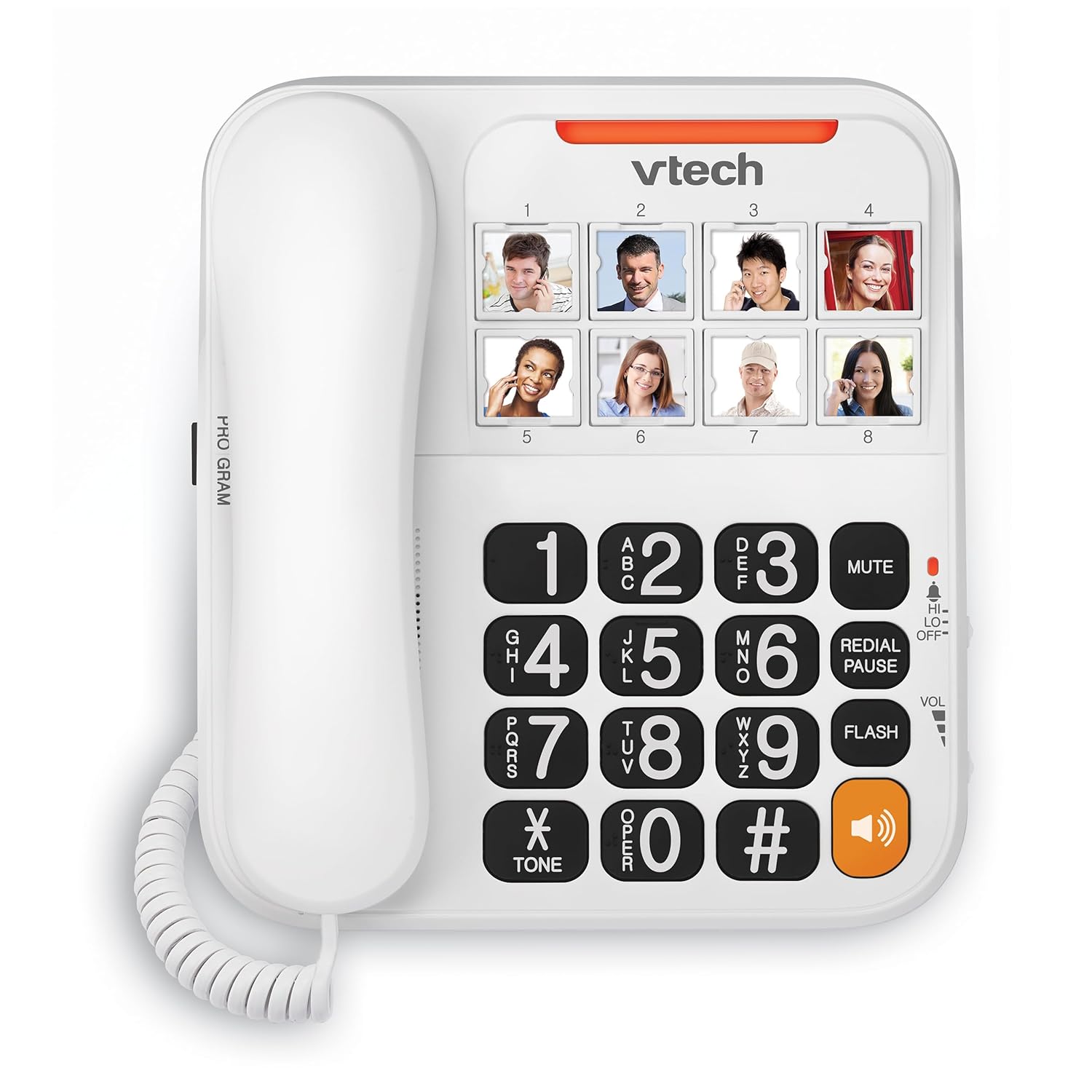 VTech Corded Senior Phone with Large Buttons and Speed Dial