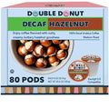 80 Decaf Hazelnut Coffee Pods by Double Donut