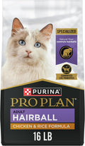 Purina Pro Plan Adult Hairball Control Cat Food for Healthy Cats