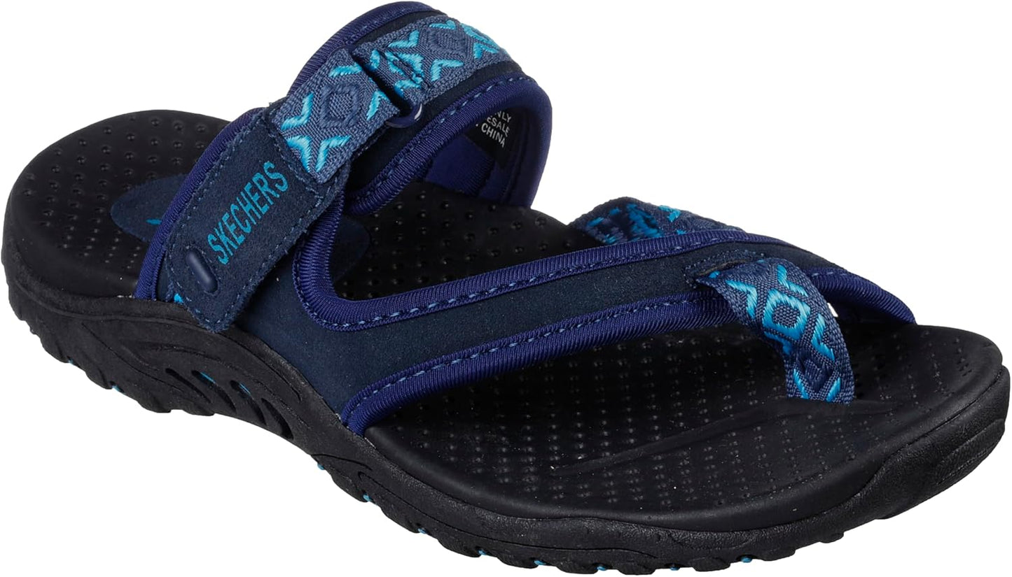 Skechers Women's Reggae-Trailway Flip-Flop Sandals for Comfort