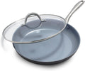 GreenPan Lima 12ft Frying Pan with Lid - Healthy Ceramic Nonstick