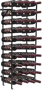 Sorbus Wine Rack Free Standing Floor Stand Holds 40 Bottles