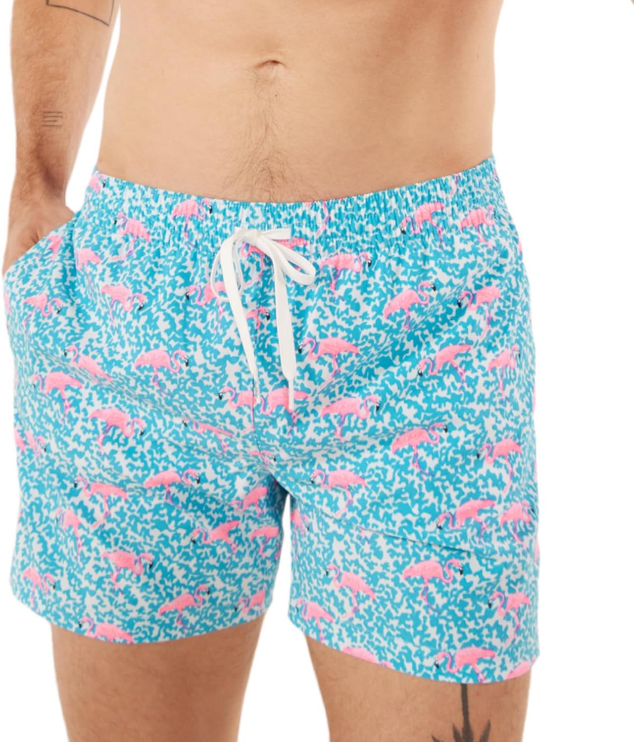 Chubbies Mens Swim Trunks with 4-Way Stretch for Summer Fun