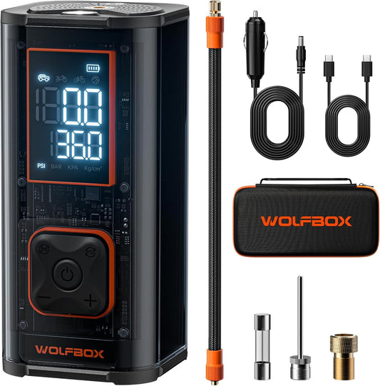 Fast Inflation Power with WOLFBOX Tire Inflator