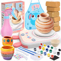 Pottery Wheel Kit for Kids Ages 6-12 - Complete Clay & Painting Set