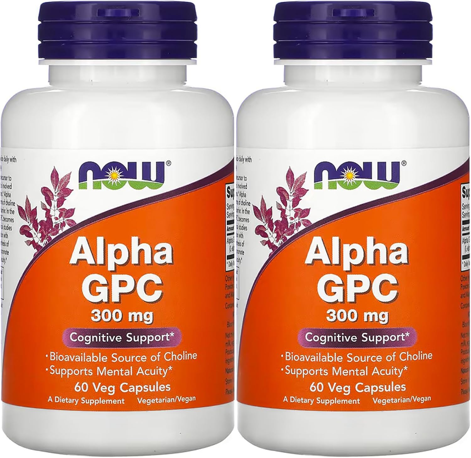 NOW Foods Alpha GPC 300mg for Enhanced Cognitive Function
