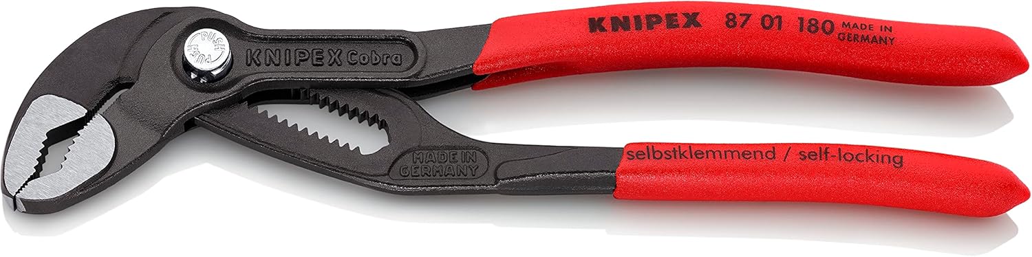 KNIPEX 7-1/4-Inch Cobra Pliers with Self-Locking Feature