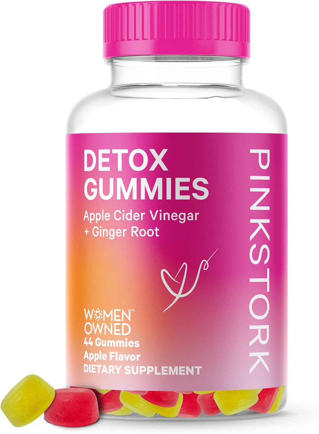 Pink Stork ACV Detox Gummies - Debloat & Revitalize