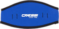 Cressi Neoprene Mask Strap Cover Blue - Comfortable Hold for Long Hair