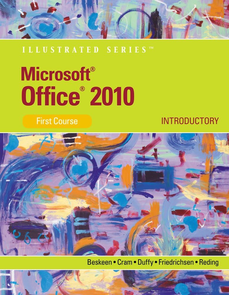 Microsoft Office 2010 Illustrated Intro eBook